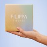 Filippa Firenze Champagne o#x27;clock Funkelnder Kristall Haarreif Gold Champagne o#x27;clock Повязка на голову со сверкающими кристаллами