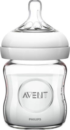 Philips AVENT Glasflasche Стеклянная Бутылочка для Удобного Кормления Малыша120ml, 1 шт