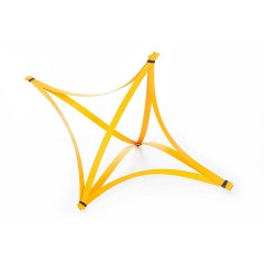 SINA®SPIELZEUG Holzspielzeug FlechtKunst 100cm Hellorange 4 Stuck Деревянная игрушка плетеная арт 100см светло-оранжевая 4 штуки