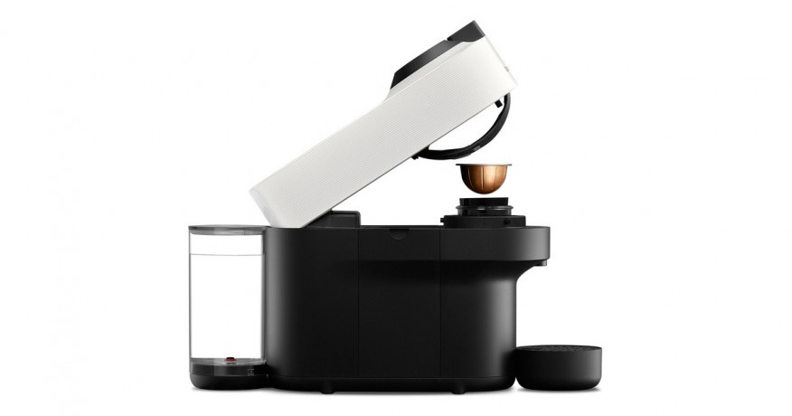 Krups Krups Nespresso Vertuo Pop Coconut White XN9201, Kapselmaschine schwarz/weiss schwarz, weiss Krups Nespresso Vertuo Pop Coconut White XN9201, капсульная машина черный/белый