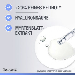 Neutrogena Retinol Boost+ Intensive Gesichtspflege, 50 ml, Neutrogena Retinol Boost+ Интенсивный крем для лица с чистым ретинолом без отдушки, 50 мл