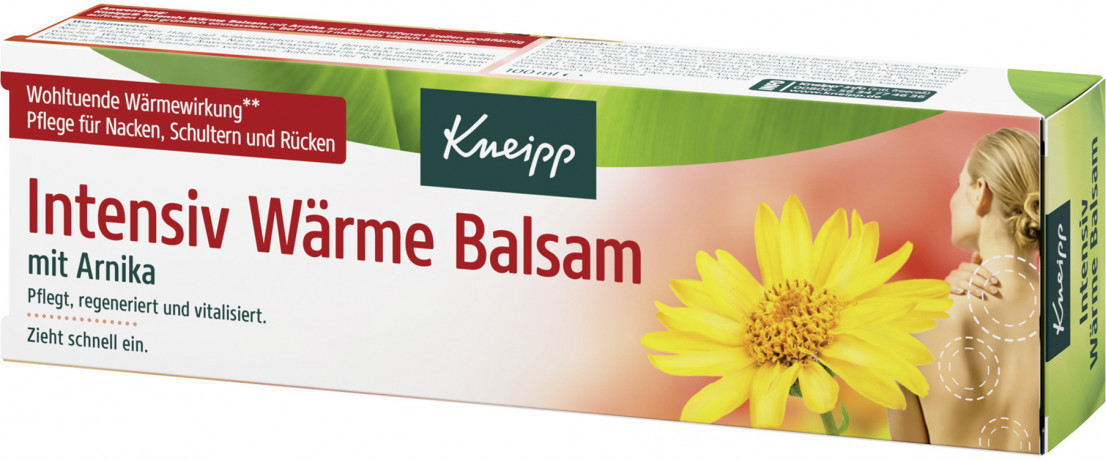 Kneipp Intensiv Waerme Balsam mit Arnika, 100 ml, Kneipp интенсивный согревающий бальзам с арникой для шеи, плеч и спины, 100 мл