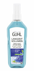 Guhl Langzeit Volumen Foehn-Aktiv Styling Spray, 150 ml, Guhl спрей для укладки феном с термозащитой до 230 °C, васильком и растительным коллагеном, 150 мл