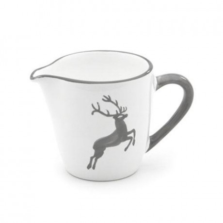 Gmundner Keramik Gmundner Keramik Grauer Hirsch Milchgiesser Gourmet 0,2 L / h: 8,1 cm Gmundner Ceramics Grey Deer Milk Pourmet Gourmet 0,2 л / высота: 8,1 см