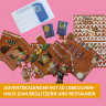 Diamond Painting Adventskalender Lebkuchenhaus, творческий адвент-календарь с 3D-пряничным домиком и 1200 стеклянными стразами