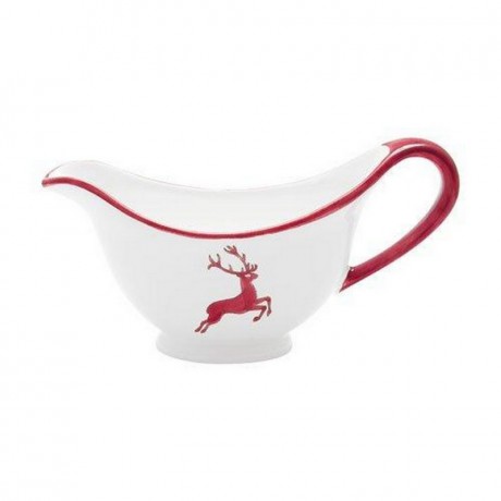 Gmundner Keramik Gmundner Keramik Rubinroter Hirsch Sauciere Gourmet 0,2 L / h: 10 cm Соусник Gmundner Ceramics Ruby Red Deer Gourmet 0,2 л / высота: 10 см