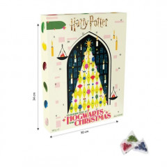 Jelly Belly Harry Potter Hogwarts Christmas Adventskalender 2026, Jelly Belly Harry Potter Адвент-календарь 2026 «Рождество в Хогвартсе» с желейными драже и вопросами, 24 порции, 192 г