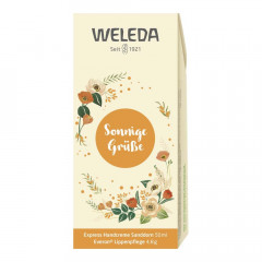 Weleda Geschenkset Sanddorn Handcreme/Everon Lippenpflege Подарочный набор крем для рук облепиховый/уход за губами Everon