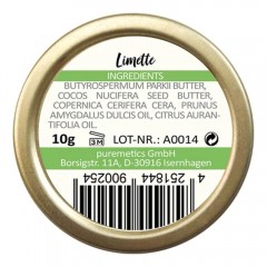 puremetics Lip Balm Limette  Лаймовый бальзам для губ