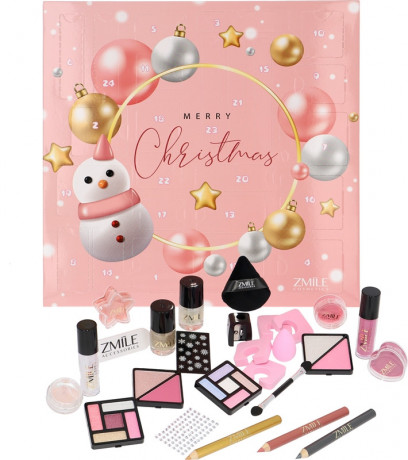 ZMILE COSMETICS Square Snowman Adventskalender 2026, Адвент-календарь 2026 ZMILE Square Snowman с макияжем и аксессуарами