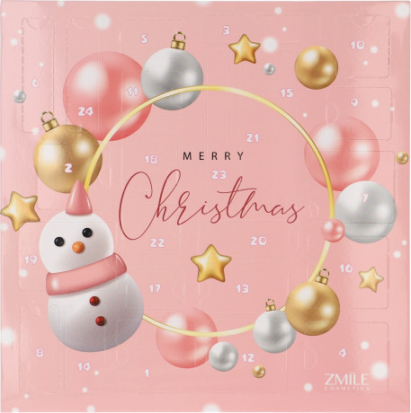 ZMILE COSMETICS Square Snowman Adventskalender 2026, Адвент-календарь 2026 ZMILE Square Snowman с макияжем и аксессуарами
