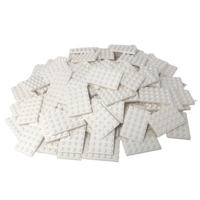 LEGO LEGO 4X6 Platten Weiss - White Plate 3032 - Brandneu - 50x Тарелки LEGO 4X6 White — Белая тарелка 3032 — Совершенно новая — 50x