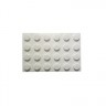 LEGO LEGO 4X6 Platten Weiss - White Plate 3032 - Brandneu - 50x Тарелки LEGO 4X6 White — Белая тарелка 3032 — Совершенно новая — 50x