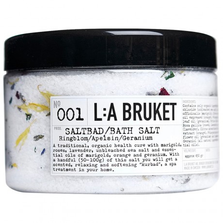 L:A BRUKET No.01 Bath Salt Marigold/Orange/Geranium  No.01 Соль для ванн Календула/Апельсин/Герань