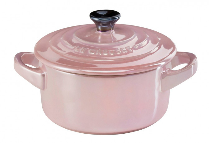Le Creuset LE CREUSET Mini-Cocotte Chiffon Pink Meta METALLICS pink LE CREUSET Mini Cocotte Шифон Розовый Мета МЕТАЛЛИКИ