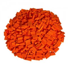 LEGO LEGO 2x4 Steine Orange - 500 Stuck - orange bricks 3001 LEGO 2x4 кирпичи оранжевые - 500 штук - оранжевые кирпичи 3001