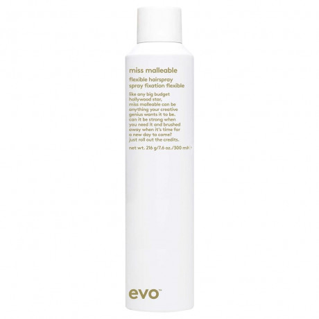 EVO Miss Malleable Flexible Hairspray Лак для эластичных волос Miss Malleable