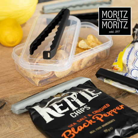 Moritz & Moritz Moritz & Moritz Verschlussclips 5-tlg. Kitchen grau Зажимные скобы Moritz & Moritz 5 шт. Кухня