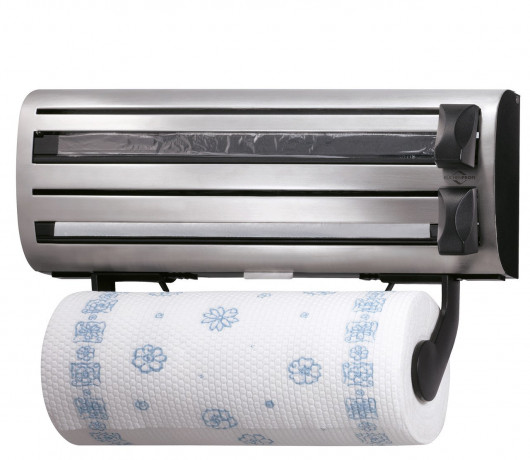 Kucchenprofi KUcCHENPROFI Wandrollenhalter TRIO schwarz/ silber K=CHENPROFI настенный держатель для рулонов TRIO