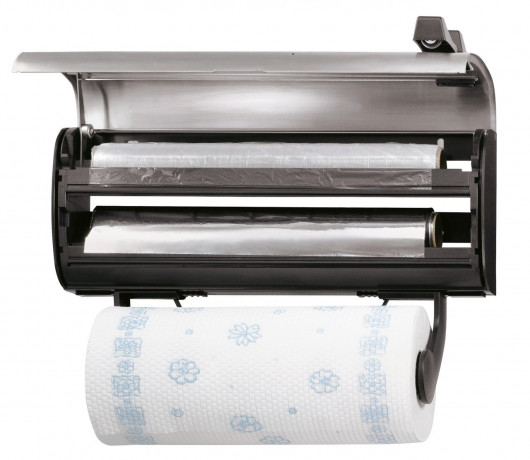 Kucchenprofi KUcCHENPROFI Wandrollenhalter TRIO schwarz/ silber K=CHENPROFI настенный держатель для рулонов TRIO