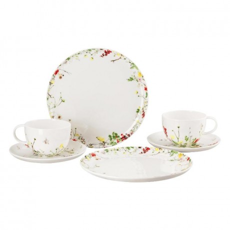 Rosenthal Rosenthal Brillance Fleurs Sauvages Kaffeeset fur 2 Personen 6-tlg. Rosenthal Brillance Fleurs Sauvages Кофейный сервиз на 2 персоны 6 предм.