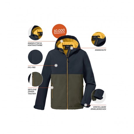 killtec Softshelljacke fur Jungen Куртка софтшелл для мальчиков