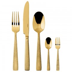 Sambonet Sambonet Siena - Edelstahl / PVD Gold Besteckset 30-tlg. Sambonet Siena - набор столовых приборов из нержавеющей стали / золота с PVD-покрытием, 30 предм.