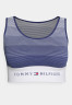 Tommy Hilfiger UNLINED BRALETTE CURVE Bustier twilight indigo БЮСТГАЛЬТЕР CURVE БЕЗ ПОДКЛАДКИ Бюстье сумеречный индиго