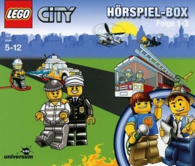 LEGO CD LEGO City Horspielbox 1-3 Компакт-диск LEGO City аудиоплеер 1-3