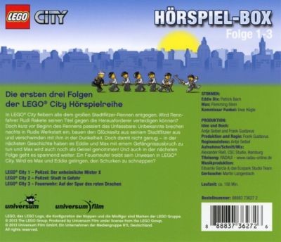 LEGO CD LEGO City Horspielbox 1-3 Компакт-диск LEGO City аудиоплеер 1-3