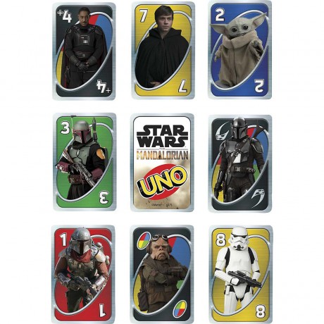 Mattel UNO Mandalorian Мандалорец ООН