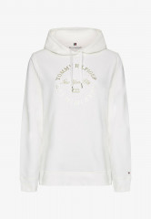 Tommy Hilfiger METALLIC ROUNDALL HOODIE Hoodie ecru Толстовка с капюшоном METALLIC ROUNDALL Толстовка с капюшоном экрю