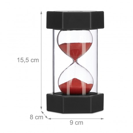 relaxdays 6tlg. Sanduhren Set fur Kinder 6 штук Набор песочных часов для детей