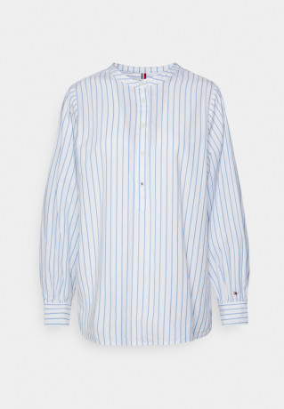 Tommy Hilfiger OXFORD Blouse oxford/ white/ hydrengea blue ОКСФОРД Блузка оксфорд/белый/голубая гортензия