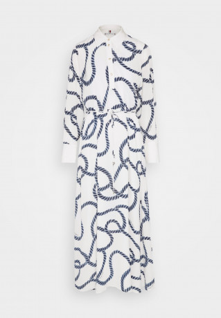 Tommy Hilfiger COASTAL ROPE LONG DRESS Maxi dress coastal/blue ДЛИННОЕ ПЛАТЬЕ COASTAL ROPE Платье макси прибрежный/синий