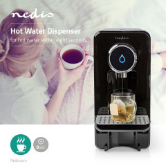 Nedis Wasserkocher Heisswasserspender, 2,5 l, 2600 W, kochendes Wasser in 5-10 Sekunden Диспенсер для чайника Nedis, 2,5 л, 2600 Вт, закипание за 5-10 секунд