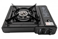 Morleos Morleos Gaskocher Campingkocher Gaskocher Outdoor Camping Piezo Kocher + 8x Gaskartusche, (2,2KW Kocher + Gas)  Газовая плита Morleos Кемпинговая плита Газовая плита Открытый кемпинг Пьезоплита + 8 газовых картриджей (плита 2,2 кВт + газ)