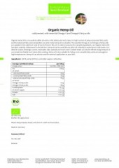 Krauterhaus Sanct Bernhardt Organic Hemp Oil, 250 мл