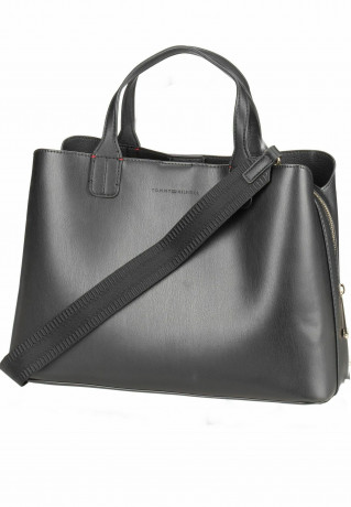 Tommy Hilfiger ICONIC SATCHEL Handbag black ICONIC SATCHEL Сумочка черный