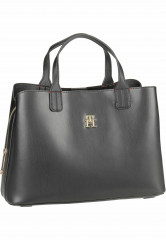 Tommy Hilfiger ICONIC SATCHEL Handbag black ICONIC SATCHEL Сумочка черный