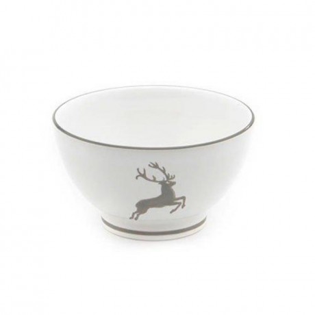 Gmundner Keramik Gmundner Keramik Grauer Hirsch Muslischale gross d: 14 cm / h: 7,8 cm / 0,4 Керамическая чаша для хлопьев Gmundner Grauer Hirsch большая d: 14 см / высота: 7,8 см / 0,4