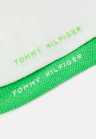 Tommy Hilfiger WOMEN CASUAL 2 PACK Socks green/marshmallow ЖЕНСКАЯ ПОВСЕДНЕВНАЯ 2 НАБОР Носки зеленый/зефир