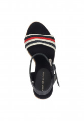 Tommy Hilfiger CORPORATE  High heeled sandals blauw CORPORATE Босоножки на высоком каблуке синий и белый