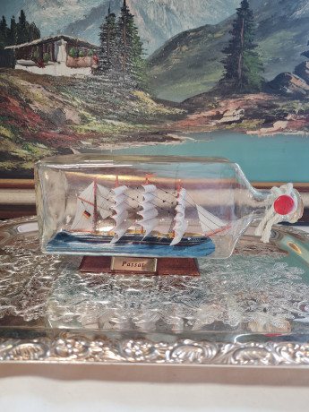 Passat Парусник в бутылке, 24 x 10,5 см, Германия, 1970-80гг.