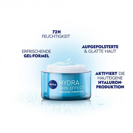 Nivea Hydra Skin Effect Wake-up Gel Tagespflege Hydra Skin Effect Wake-up Gel Дневной уход