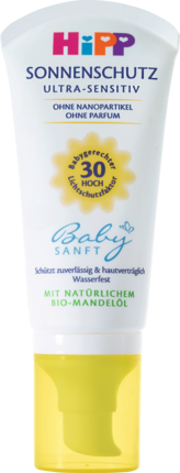 Hipp Babysanft Солнцезащитный крем	 LSF 30, 50 мл
