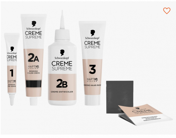 Schwarzkopf Creme Supreme 5-0 Стойкая крем-краска для волос Schwarzkopf Creme Supreme 5-0 Натуральный коричневый, интенсивный уход и 100% закрашивание седины