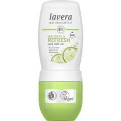 LAVERA Deo Roll-on Natural &amp; Refresh, 50 ml, Лавера Дезодорант роликовый Натуральная Свежесть, лайм и вербена, без алюминия, 50 мл