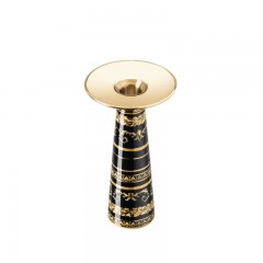 Rosenthal meets Versace Rosenthal Versace Virtus Gala Black Vase / Leuchter 18 cm Rosenthal Versace Virtus Gala Черная ваза / подсвечник 18 см