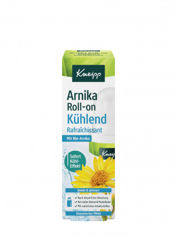 Kneipp Roll- on kuehlend Arnika, 50 ml, Kneipp охлаждающий ролик с органической арникой для уставших мышц и ног, 50 мл
